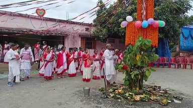 सिमडेगा: केंद्रीय सरना स्थल से धूमधाम से किया करम का विसर्जन, सुरक्षा के रहे पुख्ता इंतजाम