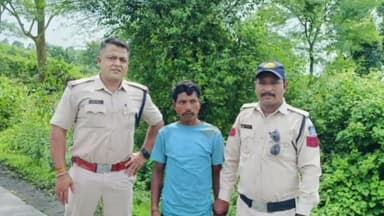 नौरोजाबाद: वर्षों से फरार स्थाई वारंटी को आमाडोंगरी से किया गया गिरफ्तार भेजा गया जेल