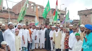 हिलसा: परवलपुर गांव से ईद मिलाद उन नबी को लेकर निकला जुलूस, हिलसा थाना पुलिस रही मुस्तैद