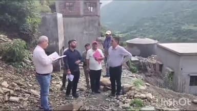 राजगढ़ी: डीएम डा.मेहरबान सिंह बिष्ट ने जल जीवन मिशन के तहत नौगांव में निर्माणाधीन देवराणा पंपिंग पेयजल योजना का निरीक्षण किया।