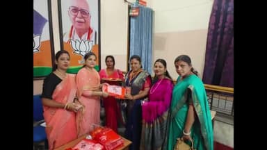 पांकी: प्रदेश कार्य समिति की बैठक में शामिल हुई प्रदेश महिला मोर्चा की कोषाध्यक्ष श्रीमती लवली गुप्ता