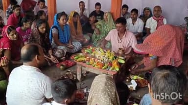 भभुआ: भभुआ बड़ी देवी मां मंदिर परिसर में अनंत चतुर्दशी पर भगवान विष्णु की कथा सुनाई गई, लगी रही भीड़