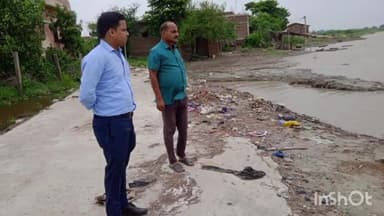 चौथम: खगड़िया: रहीमपुर गंगा घाट का बीपीआरओ ने लिया जायजा