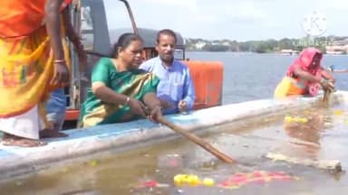 हुज़ूर: भोपाल महापौर मालती राय ने गणेश विसर्जन स्थल का किया निरीक्षण