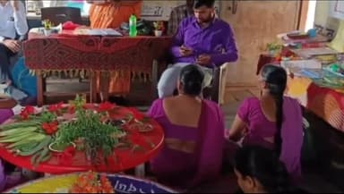 छोटीसादड़ी: छोटी सादड़ी की आंगनबाड़ी केंद्र ने सरिया गांव में पोषण माह मनाया