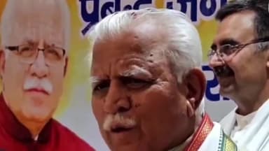 करनाल: प्रदेश में भारतीय जनता पार्टी की सरकार बनना सुनिश्चित है: घरौंडा में केंद्रीय मंत्री मनोहर लाल खट्टर