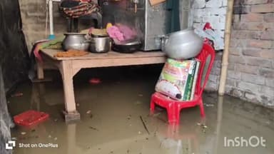 खगड़िया: कृष्णापुरी मोहल्ले में बाढ़ का पानी घरों में घुसा, लोग परेशान