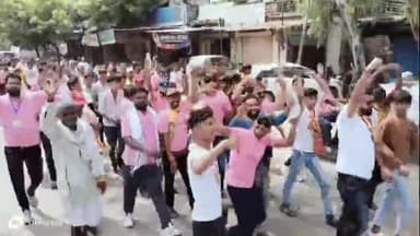 जीरन: ग्राम चल्दू से श्री सांवलिया सेठ के लिए पैदल यात्रा हुई रवाना