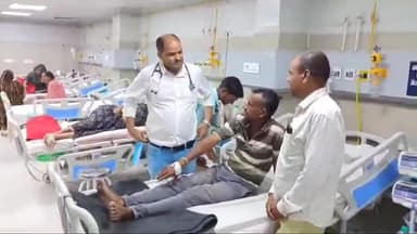 शाजापुर: शाजापुर जिला अस्पताल के डॉक्टर और नर्सिंग स्टाफ की सक्रियता से गंभीर बीमार मरीज को मिली राहत