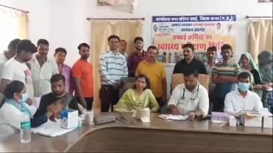 पवई: नगर परिषद पवई में शिविर लगाकर सफाई कर्मचारियों का स्वास्थ्य परीक्षण किया गया