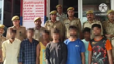 प्रतापगढ़: कोतवाली देहात पुलिस टीम ने खादी गोदाम, ग्राम खजोरी के पास से जानलेवा हमले के 7 अभियुक्तों को किया गिरफ्तार