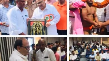 सुल्तानपुर: दंगल प्रतियोगिता में शामिल हुए विधायक सुल्तानपुर पूर्व मंत्री विनोद सिंह, जीते पहलवानों को किया सम्मानित