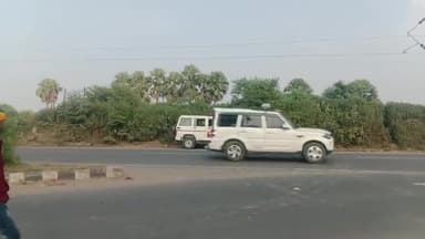 पटना जिला:_ फतुआ: वीर: माननीय मुख्यमंत्री श्री नीतीश कुमार जी आगमन में प्रवेश कर रहे थे #ग्वाल बिगहा होते हुए  #पटना जिल