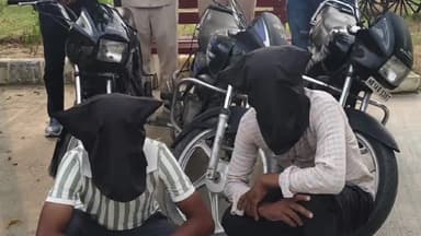 करनाल: सेक्टर 4 ग्रीन बेल्ट एरिया से वाहन चोरी के दो आरोपियों को पुलिस ने किया गिरफ्तार