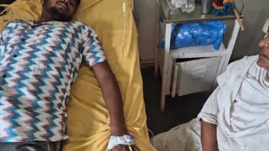 रामपुर: थाना टांडा क्षेत्र के लालपुर कला में घर में पाड़ बाली पर चढ़कर लिसाई कर रहे दो लोग अचानक गिरे, दोनों घायल हुए