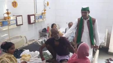रामपुर: जिला अस्पताल पहुंचकर राष्ट्रीय लोकदल अल्पसंख्यक प्रकोष्ठ की प्रदेश महासचिव मोहम्मद उस्मान ने मरीजों का हाल-चाल जाना