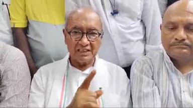 शाजापुर: पूर्व मुख्यमंत्री दिग्विजय सिंह ने मक्सी में मीडिया से चर्चा की, भाजपा और पुलिस प्रशासन पर लगाए गंभीर आरोप