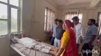 मकराना: मकराना पंचायत समिति की प्रधान सुमिता भींचर ने मकराना के उप जिला चिकित्सालय का किया निरीक्षण