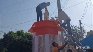 मूंडवा: मूण्डवा कस्बे में महात्मा गांधी की जयंती धूमधाम से मनाई गई, कार्यक्रम में एसडीएम रहे मौजूद