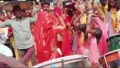 झिरन्या: झिरन्या के ॐ शक्ति सेवा धाम आश्रम मारुगढ़ में मातृशक्ति यात्रा का किया गया अभिनंदन