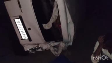 शाजापुर: पनवाड़ी जोड़ हाईवे पर अज्ञात वाहन ने मारुति वैन को मारी टक्कर, चार लोग हुए घायल