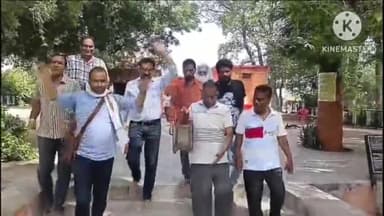 बड़ौद: बड़ोद में मां दुर्गा बाल उत्सव समिति बीजानगरी में मां हर सिद्धि माता मंदिर से लाई ज्योत, लगातार 30 वर्ष से चल रही परंपरा