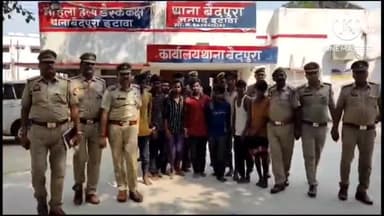 सैफई: वैदपुरा पुलिस ने मुठभेड़ में 10 अंतर्जनपदीय अभियुक्तों को गिरफ्तार किया, 5 तमंचा और कारतूस बरामद