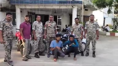 कांकेर: कांकेर पुलिस ने पांच मोटरसाइकिल सहित दो आरोपियों को गिरफ्तार कर जेल भेजा