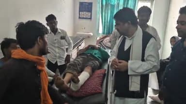 रामपुर: आप पार्टी के नेता मामून शाह ने जिला अस्पताल पहुंचकर मरीजों का जाना हाल