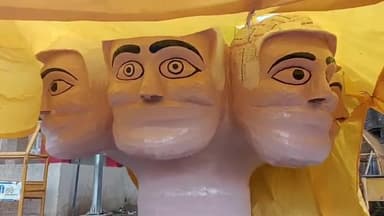 कटनी नगर: शहर में श्री बजरंग उत्सव समिति द्वारा किया जाएगा रावण दहन का आयोजन, वोटर लिस्ट से बनाया जा रहा रावण