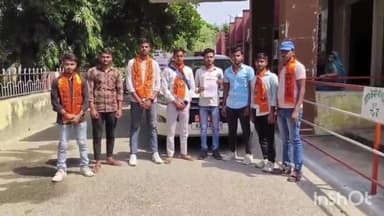 धौलपुर: कलेक्ट्रेट पर ABVP नगर इकाई धौलपुर ने SI भर्ती परीक्षा को निरस्त करने के लिए CM के नाम SDM को सौंपा ज्ञापन