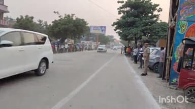 बलरामपुर: मुख्यमंत्री योगी आदित्यनाथ का काफिला भारी सुरक्षा के बीच तुलसीपुर के लिए रवाना हुआ