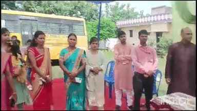 आरा: RPS PUBLIC SCHOOL में नवरात्रि के शुभ अवसर पर डांडिया का आयोजन किया गया