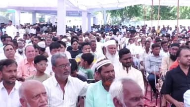 झुंझुनू: झुंझुनूं में आजतक कांग्रेस ने समाज को टिकट नहीं दिया, फिर भी हम कांग्रेसी वफादार हैं: मुस्लिम महापंचायत में एमडी चौपदार