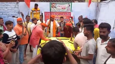 #विजयादशमी के पावन पर्व पर #शस्त्र एवं #शास्त्र पूजन किया - #हिन्दू_महासभा