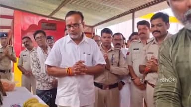 बाबई: माखननगर थाना परिसर में विजयदशमी के अवसर पर विधायक ठाकुर विजयपाल सिंह ने किया शस्त्र पूजन, दी शुभकामनाएँ