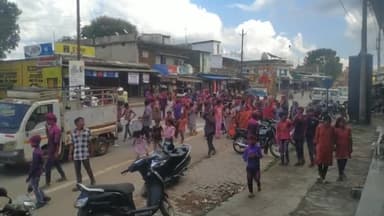 आज हुआ महात्मागांधी वार्ड का दुर्गा विषर्जन।