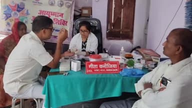 बक्सर: बक्सर सदर प्रखंड के विभिन्न हेल्थ एंड वैलनेस सेंटर पर स्वास्थ्य जांच शिविर का आयोजन हुआ