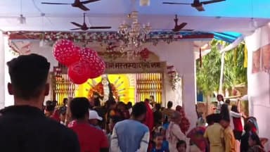 उदवंत नगर: असानी बनास नदी, पियानिया लख सहित अन्य स्थानों पर भक्तों ने माता का विसर्जन नाम आंखों से किया