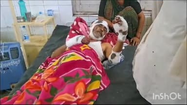 शिवपुरी नगर: गांगुली गांव के जंगल में खेत की रखवाली करने जा रहे बुजुर्ग किसान पर भालू ने किया हमला