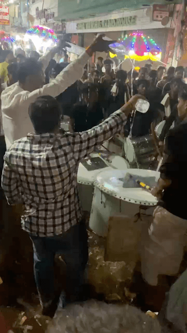 होशंगाबाद मैं बाज़ार की महाकाली माई का ग़ज़ब विसर्जन #viralवीडियो