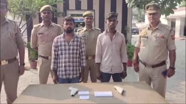 रायबरेली: कोतवाली नगर पुलिस ने सैदनपुर से अवैध शस्त्र व कारतूस के साथ 2 वांछित अभियुक्तों को किया गिरफ्तार, भेजा जेल