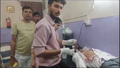 सरदारशहर: बरलाजसर गांव के पास सड़क पर अचानक आए जानवर के कारण बाइक असंतुलित होकर फिसलने से तीन बाइक सवार घायल हुए