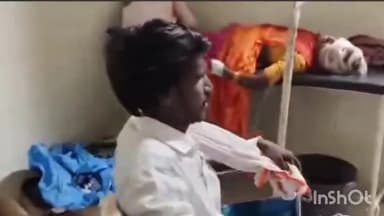 भितरवार: डिपो की पुलिया के पास रोड पर गिट्टी डली होने से बाइक फिसली, दो लोग हुए घायल