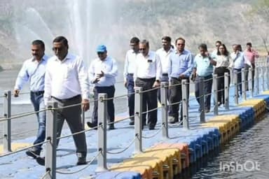 चितरंगी: कोयला मंत्रालय के तकनीकी निदेशक मरापल्ली वेंकटेश्वरलु ने एनसीएल बरजी इको पार्क निगाही का दौरा किया