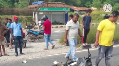सिल्ली: आरा रिंग रोड पर सरला बिरला यूनिवर्सिटी के पास सड़क दुर्घटना में दो युवक हुए घायल