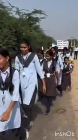 खींवसर: खींवसर में होने वाले विधानसभा उपचुनाव को लेकर शहर में निकाली गई मतदाता जागरूकता रैली