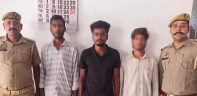 मुरादाबाद: मझोला पुलिस ने अवैध तमंचा और जिंदा कारतूस के साथ तीन आरोपियों को गिरफ्तार कर भेजा जेल