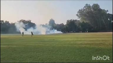 रायबरेली: पुलिस लाइन में सुरक्षा व्यवस्था के मद्देनजर बलवा ड्रिल का किया गया अभ्यास