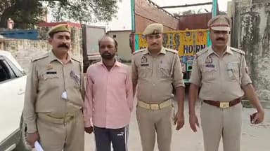 मुरादाबाद: मुंडापांडे पुलिस ने 25,000 के इनामी आरोपी को गिरफ्तार कर रविवार को जेल भेजने का दिया अंजाम